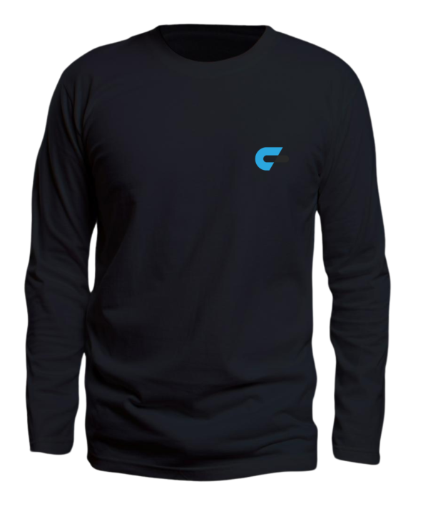 1 long sleeve front black