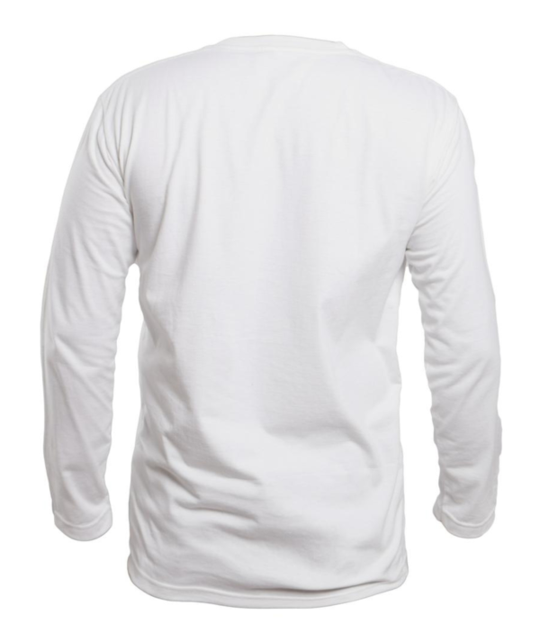 2 long sleeve back white